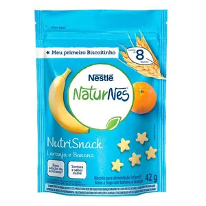 Biscoito Nestlé Naturnes NutriSnack Laranja e Banana 42g