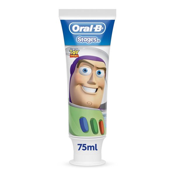Pasta de Dente Infantil Oral-B Stages Sabor Frutas Silvestres 100g Personagens Sortidos