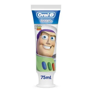 Pasta de Dente Infantil Oral-B Stages Sabor Frutas Silvestres 100g Personagens Sortidos
