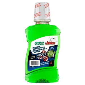 Enxaguante Bucal Infantil Bubble Gum Avengers Zero Álcool 250ml