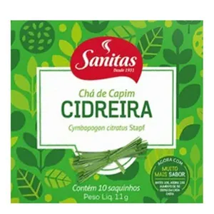 Chá Sanitas Capim Cidreira 10 Sachês