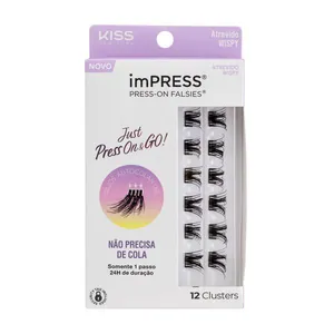 Cílios Postiços imPRESS Mini REFIL Atrevido Wispy - Kiss New York Atrevido Wispy