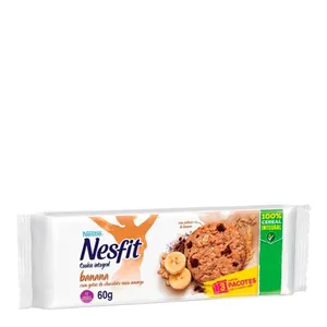 Biscoito Nesfit Cookie Integral Banana 60g