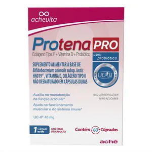 Suplemento Alimentar Protena Pro Achevita 60 Cápsulas