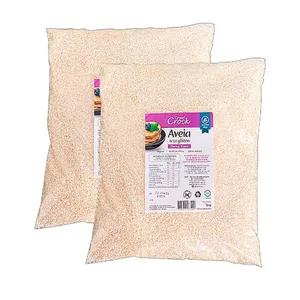Kit 2X: Aveia em Flocos Finos Sem Glúten Leve Croc 1kg