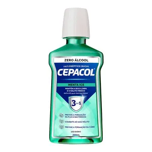 Enxaguante Bucal Cepacol Menta Ice Zero Álcool 250ml