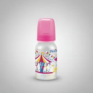Melhor mamadeira bebe Premium 140ML Bico Silicone Petita