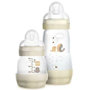 Kit 2 Mamadeiras Easy Start Set 130/260ml Neutro - MAM