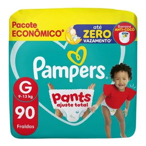 Fralda Pampers Pants Ajuste Total Tamanho G 90 Unidades