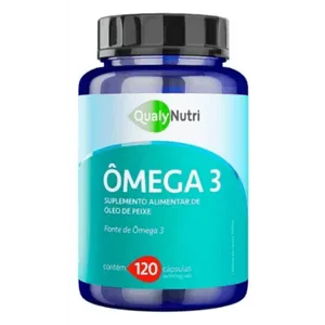 Ômega 3 1000mg C/120 Cápsulas - Cérebro e Imunidade - Qualy Nutri