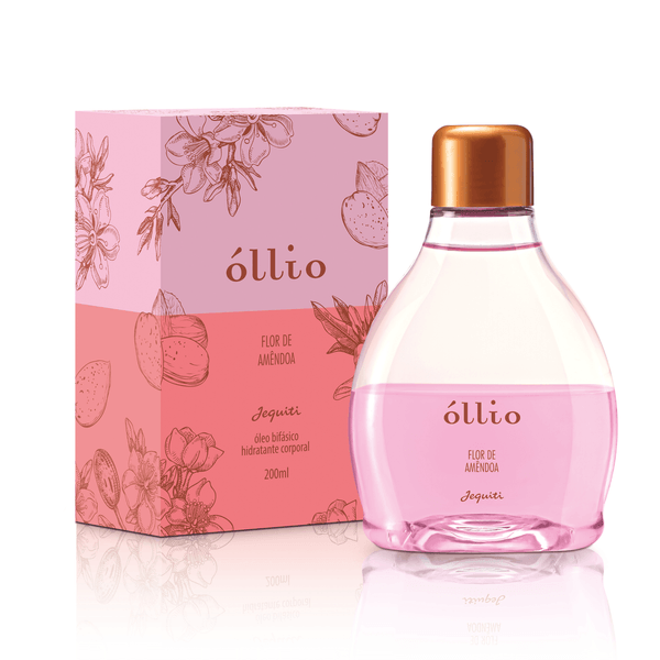 Óleo Bifásico Hidratante Corporal Óllio Flor de Amêndoa, 200 ml 200 ml