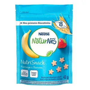 Biscoito Nestlé Naturnes Nutrisnack Morango e Banana 42g