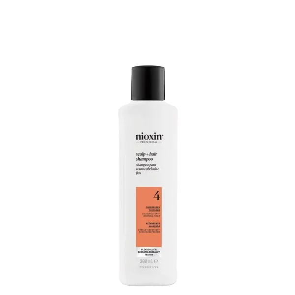 Nioxin Volume & Thinning Sistema 4 Espessamento Afinamento Avançado Shampoo 300ml