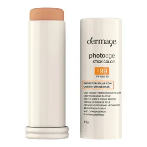 Protetor Solar Facial Dermage Photoage Stick Color FPS 99 Cor Médio Intense 16g