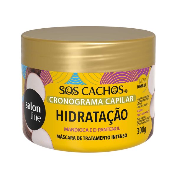 Salon Line Máscara Cronograma Capilar Hidratação 300g