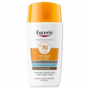Eucerin Protetor Solar Hydro Fluid Facial Cor Escura FPS70 50ml
