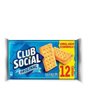 Biscoito Club Social Integral Tradicional 288g