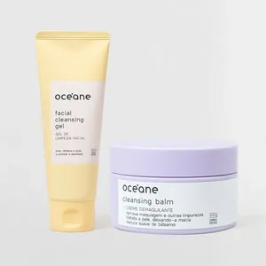 Kit Limpeza Dupla - Creme Demaquilante + Gel de Limpeza Facial (2 Produtos) Océane Kit Limpeza Dupla - Creme Demaquilante + Gel de Limpeza Facial (2 Produtos)