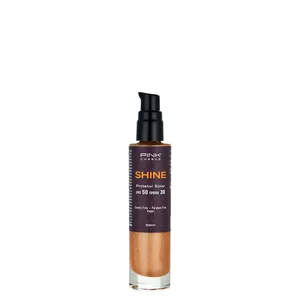 Protetor Solar Corporal com Iluminador Pink Cheeks Shield FPS 50 FPUVA 30 50 ml FPS 50