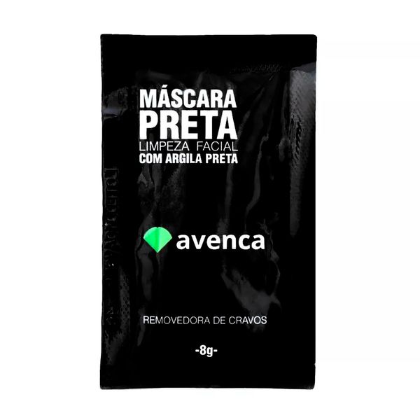 Máscara Preta Removedora de Cravos Avenca 8g