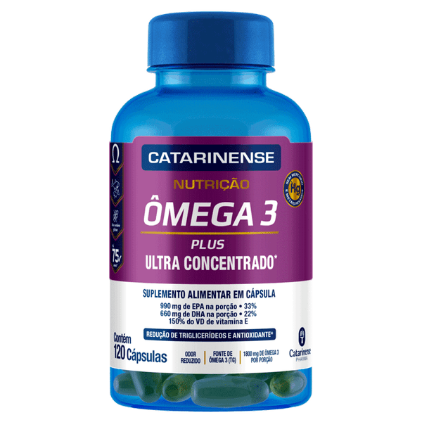 Ômega 3 Plus 1800mg Catarinense 120 Cápsulas