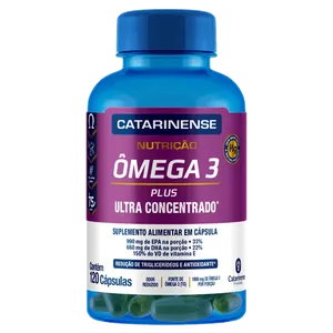 Ômega 3 Plus 1800mg Catarinense 120 Cápsulas