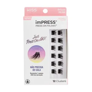 Cílios Postiços imPRESS Mini REFIL Refinado Volume - Kiss New York Refinado Volume