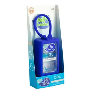Holder + Gel Antisséptico Hidratante Hi Clean Extrato de Algodão 70ml