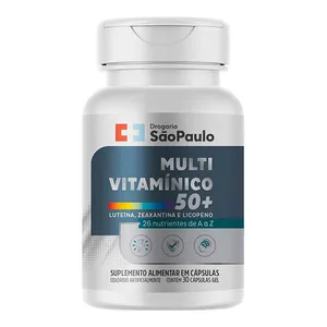 Multivitamínico 50+ Drogaria São Paulo 30 Cápsulas Gelatinosas