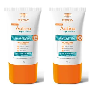 Kit com 2 Unidades de Gel Hidratante Facial Darrow Actine Aquaforce 40g
