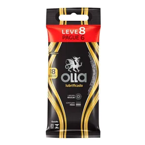Preservativo Olla Lubrificado 8 Unidades