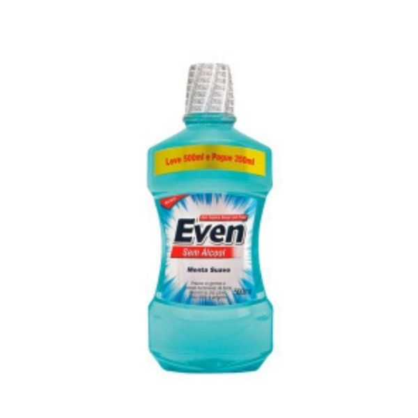 Anti-Séptico Bucal Even 350ml Menta Com Alcool