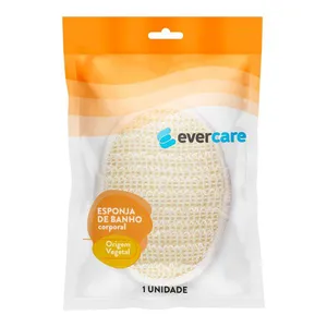 Esponja Para Banho Ever Care Almofadada Orgânica 1 Unidade