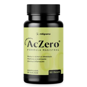 AcZero 90 Doses Sem Sabor/Aroma 90 Doses Branca/Transparente