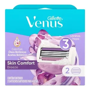 Carga para Aparelho de Depilar Gillette Venus Breeze 2 Unidades