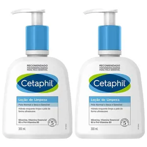 Kit com 2 Unidades de Cetaphil Loção De Limpeza 300ml
