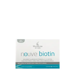 Suplemento Alimentar Mantecorp Skincare Nouve Biotin 30 Cápsulas