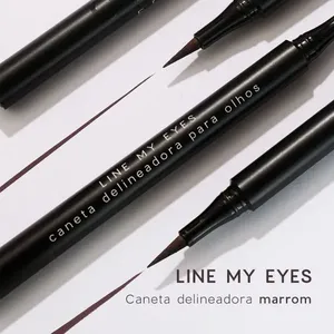 Caneta Delineadora Marrom - Line My Eyes Océane Edition 1,2ml Não