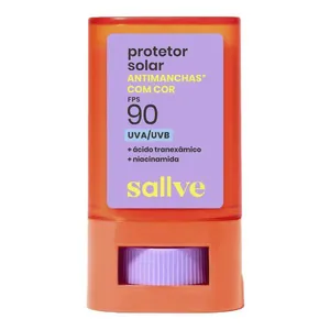 Protetor Solar Facial Sallve FPS 90 Antimanchas Cor 5 15g Bastão