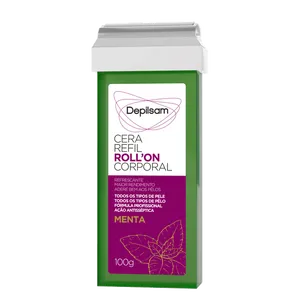 Cera Refil Roll-On Corporal Depilsam Menta 100G