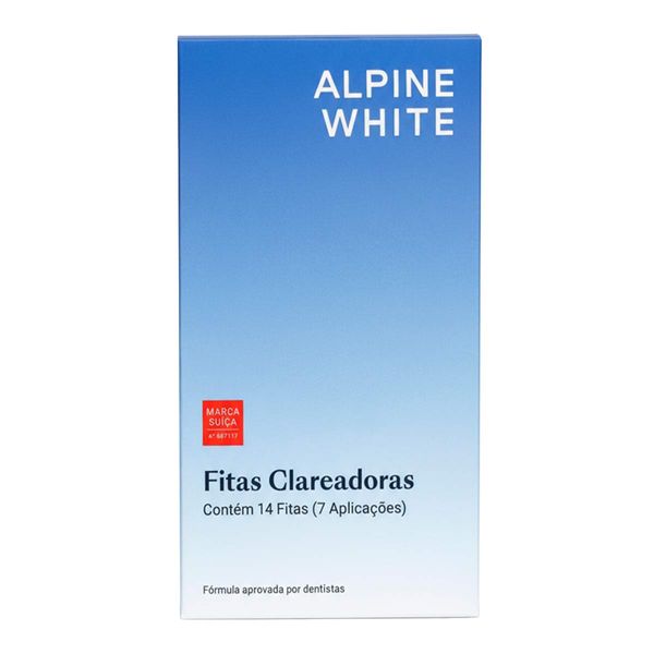 Fita Clareadora Dental Alpine White 14 Unidades