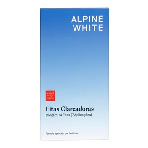 Fita Clareadora Dental Alpine White 14 Unidades