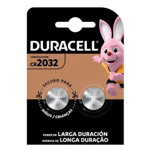 Pilha Moeda Duracell 2032BR 2 Unidades