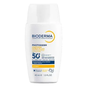 Protetor Solar Facial Invisible FPS 60 Bioderma Photoderm XDefense Ultra-Fluid Caixa 40ml