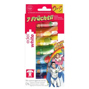 Pasta de Dente Infantil Edel & White Frutchtli Kids 7 Unidades de 50g