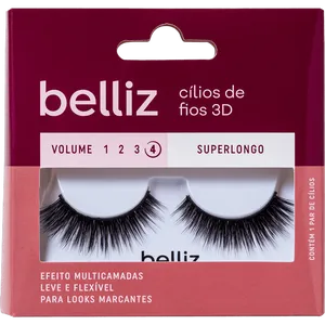 Cílios Belliz 3D Vol. 4 Superlongo 212