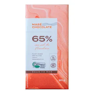 Chocolate Maré Chocolate 65% Cacau com Sal do Himalaia Orgânico 80g