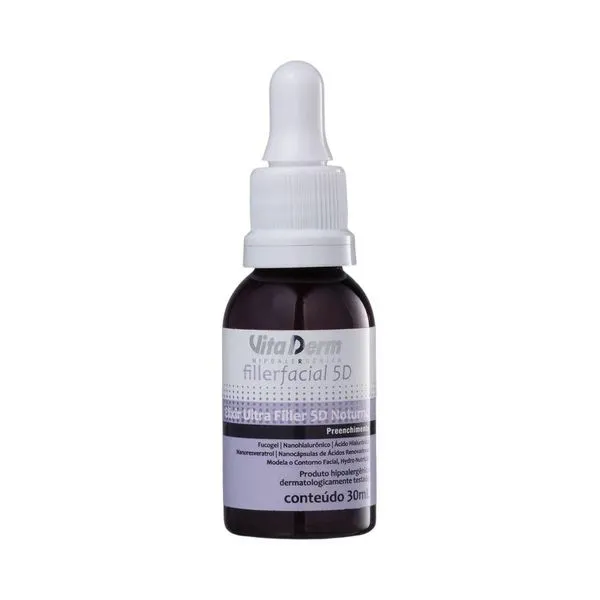 Vita Derm Filler Facial 5D Sérum Noturno 30 ml