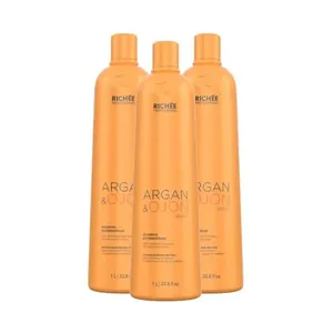 Kit Richée Argan e Ojon Escova Progressiva (3 x 1 Litro)
