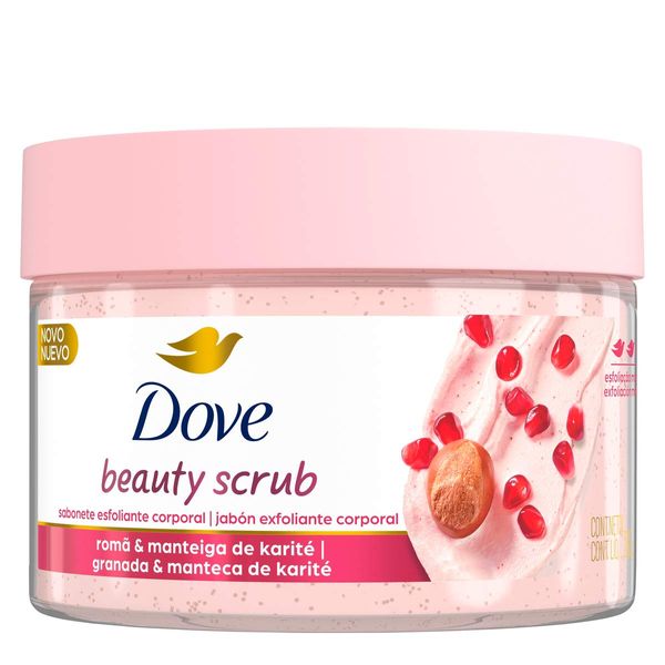 Sabonete Esfoliante Dove Beauty Scrub Roma & Manteiga De Karité 280g